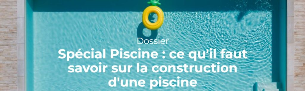 Supplément partenaires Le Point - Dossier Special Piscine